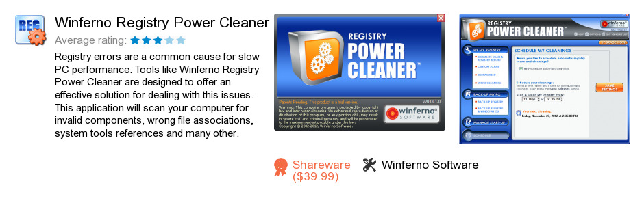 Winferno Registry Power Cleaner