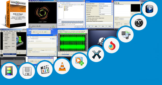 Software collection for Clear Fi Media Player