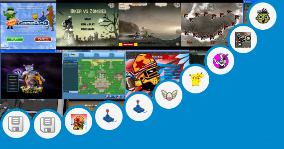 Software collection for Pokemon Vs Zombies Games
