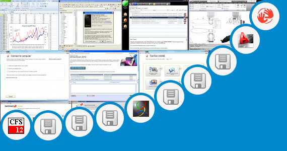 Software collection for Tomtom Update 2012