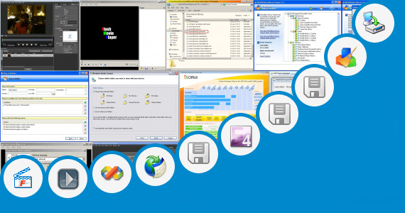 Software collection for Microsoft Extender Player