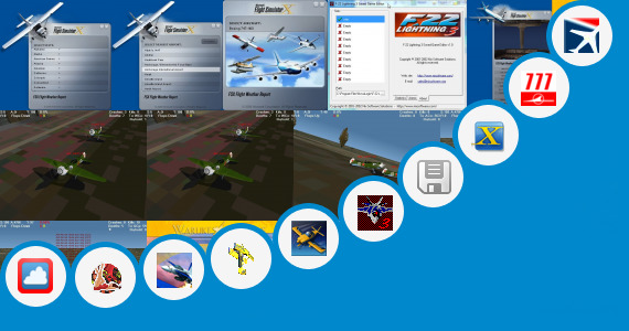 Software collection for Flight Simulator Game Boeing 777