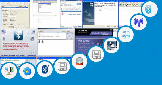 Software collection for Bluetooth Places Windows 7 Program