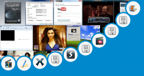 Software collection for Vaio Movie Story