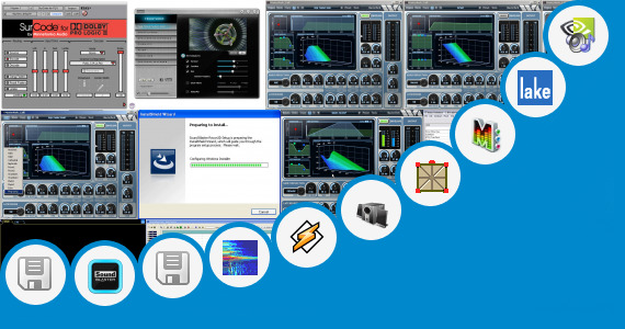 Software collection for Dolby Sound Room