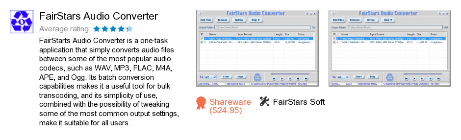 FairStars Audio Converter