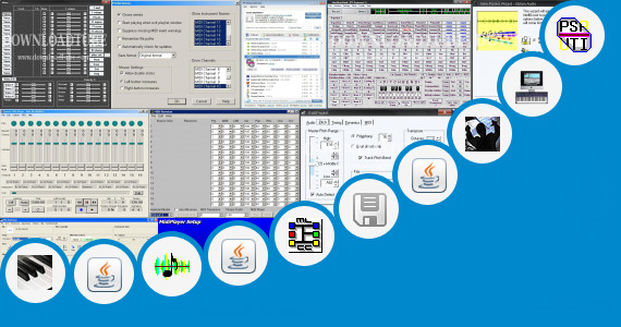 Software collection for Yamaha Midi Sequencer Software