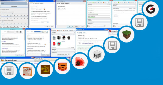 Software collection for Minecraft Central Game