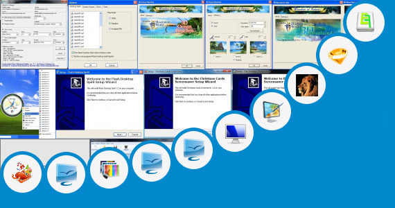 Software collection for Animated Fireworks Screensaver