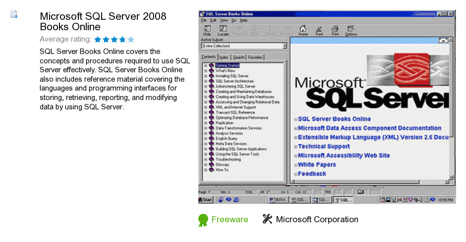 Microsoft SQL Server 2008 Books Online.