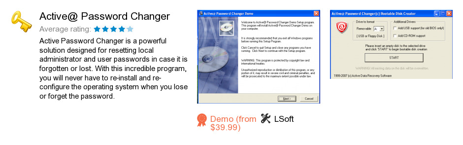 Active@ Password Changer