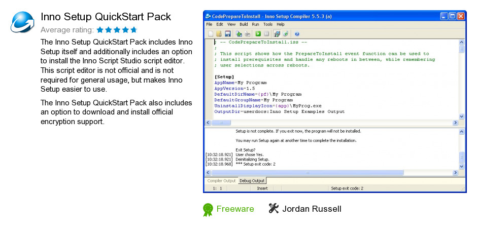 Inno Setup QuickStart Pack