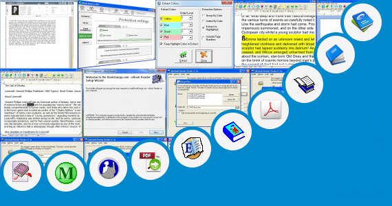 Software collection for Digi Book Ebook Reader