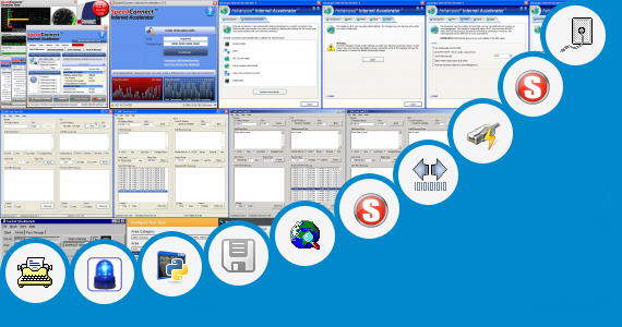 Software collection for Internet Connection Stress Test