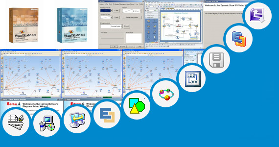 Software collection for Visio 2003 Network Cloud Shape