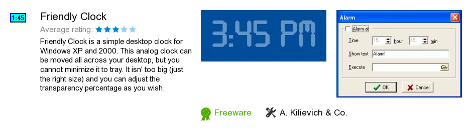 Friendly Clock