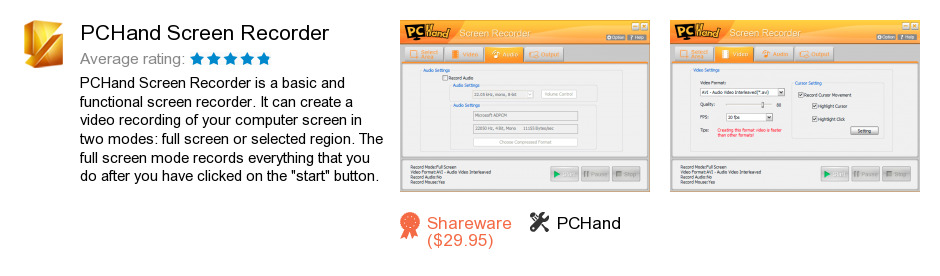 PCHand Screen Recorder