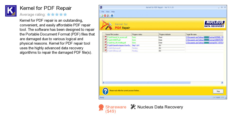 Kernel for PDF Repair