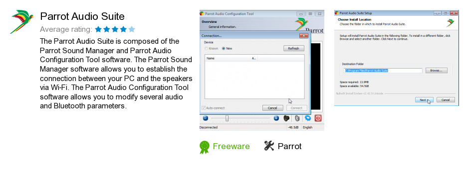 Parrot Audio Suite