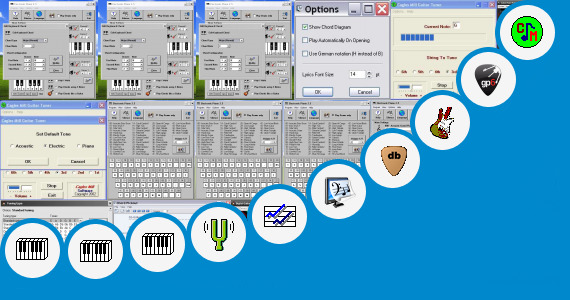 Software collection for Guitar Tone Software
