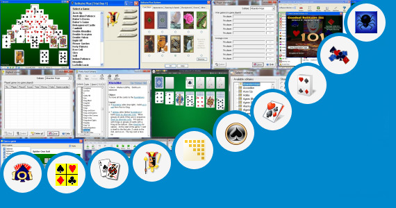 Software collection for Spider Solitaire Ink