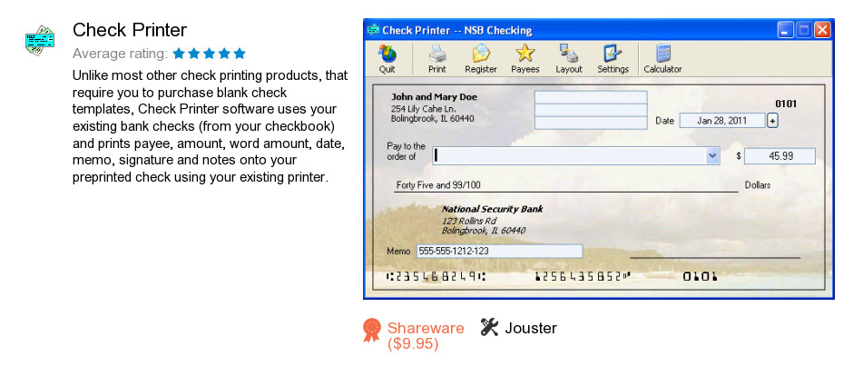 Check Printer