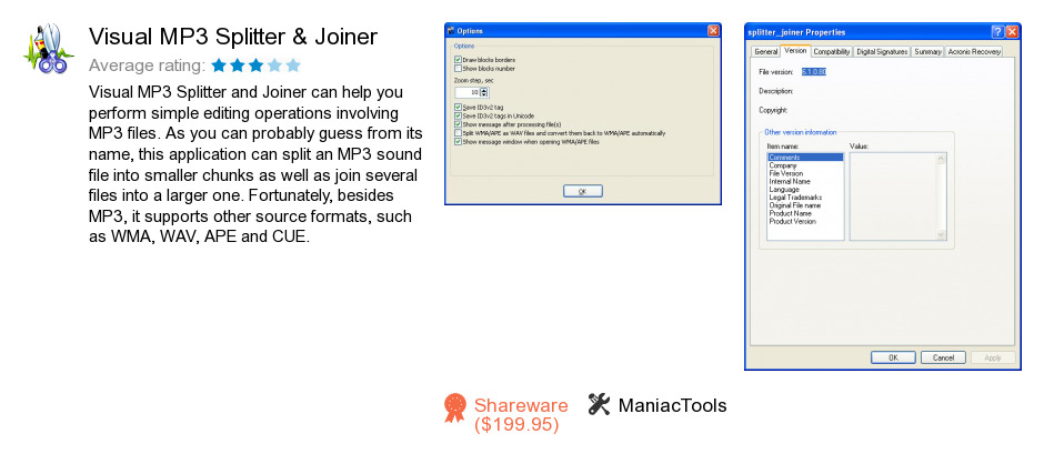 Visual MP3 Splitter & Joiner