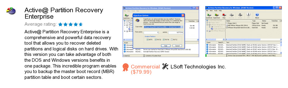 Active@ Partition Recovery Enterprise