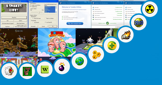 Software collection for Game Worms 2013