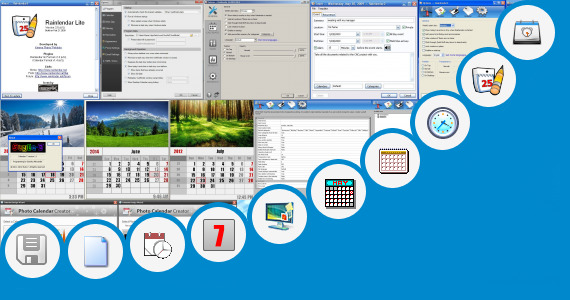 Software collection for Year Calendar 2013 Desktop Gadget