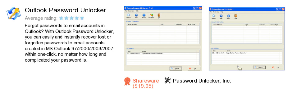 Outlook Password Unlocker
