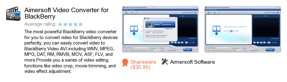 Aimersoft Video Converter for BlackBerry