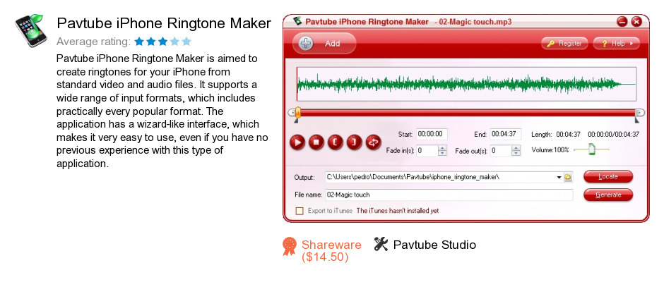 Pavtube iPhone Ringtone Maker