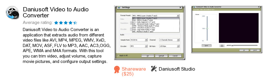 Daniusoft Video to Audio Converter
