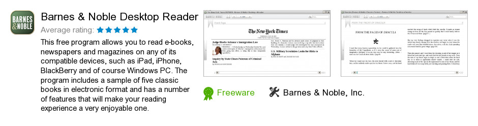 Barnes & Noble Desktop Reader