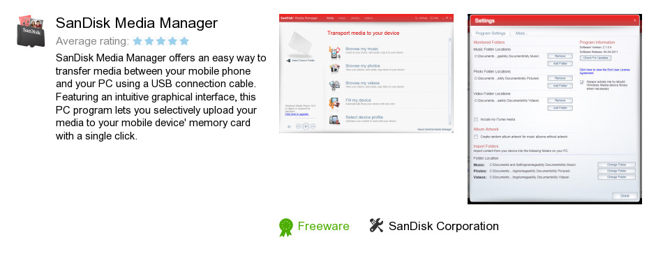 SanDisk Media Manager