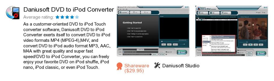 Daniusoft DVD to iPod Converter