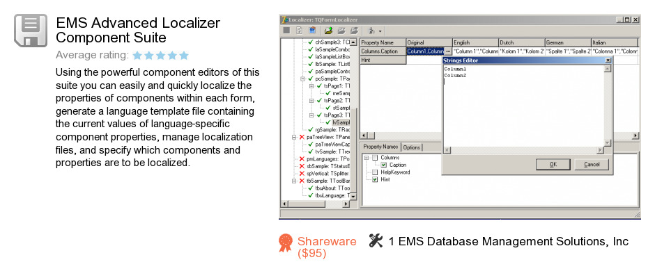 EMS Advanced Localizer Component Suite