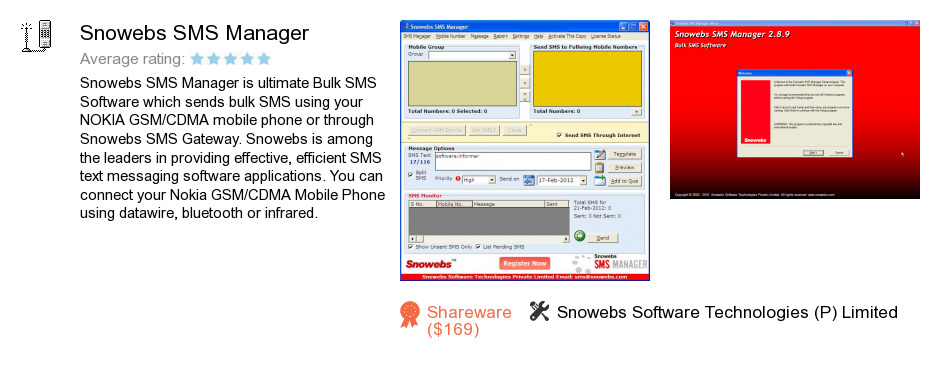 Snowebs SMS Manager