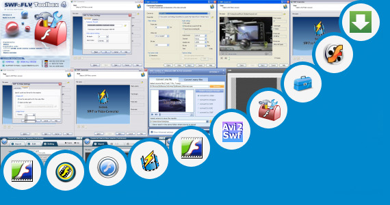 Macromedia Flash Exe Avi Converter - SWF Toolbox and 89 more