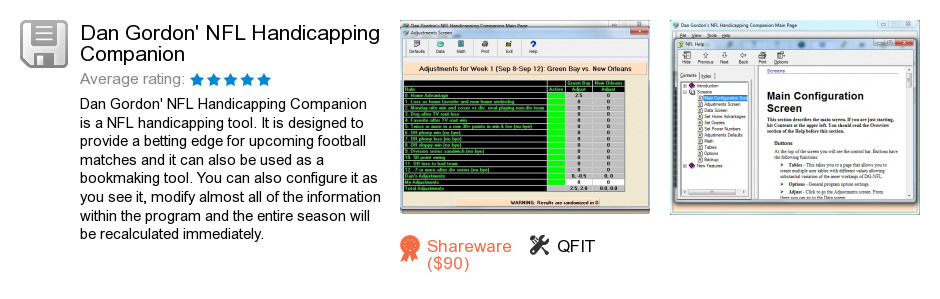 Dan Gordon's NFL Handicapping Companion