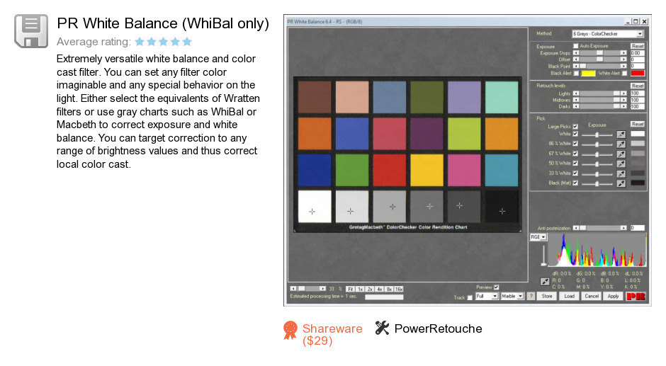 PR White Balance (WhiBal only)