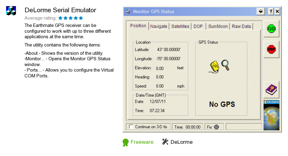 Delorme Serial Emulation Driver For Earthmate Gps