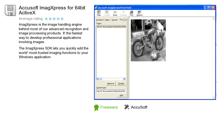 Accusoft ImagXpress for 64bit ActiveX