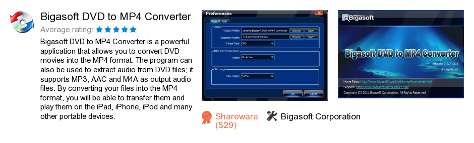 Bigasoft DVD to MP4 Converter