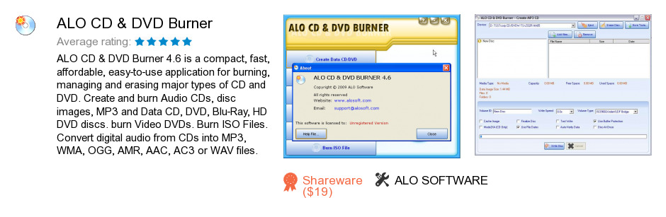 ALO CD & DVD Burner
