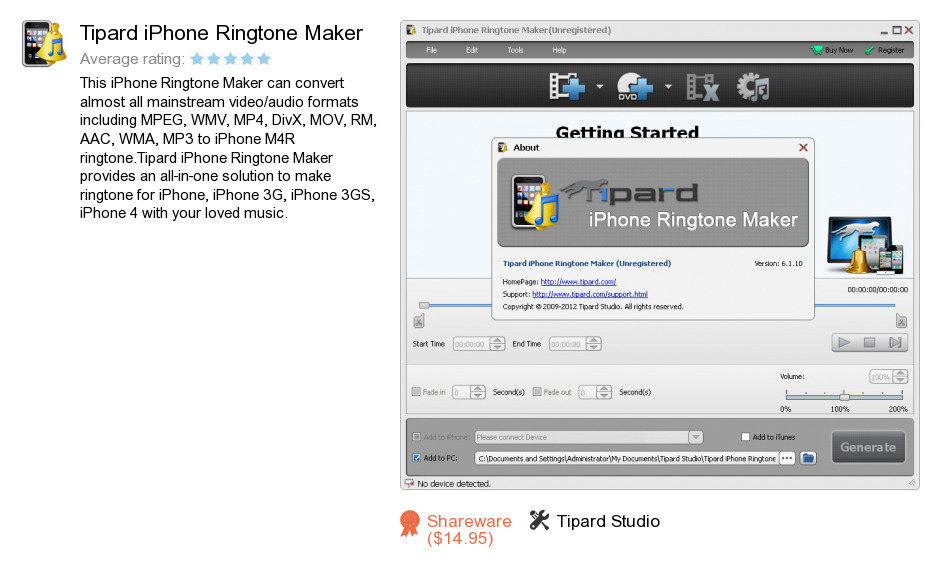 Tipard iPhone Ringtone Maker