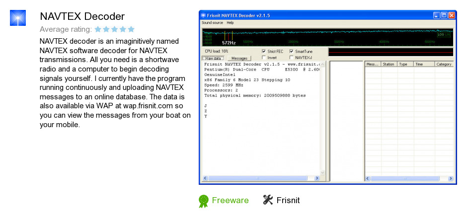 NAVTEX Decoder
