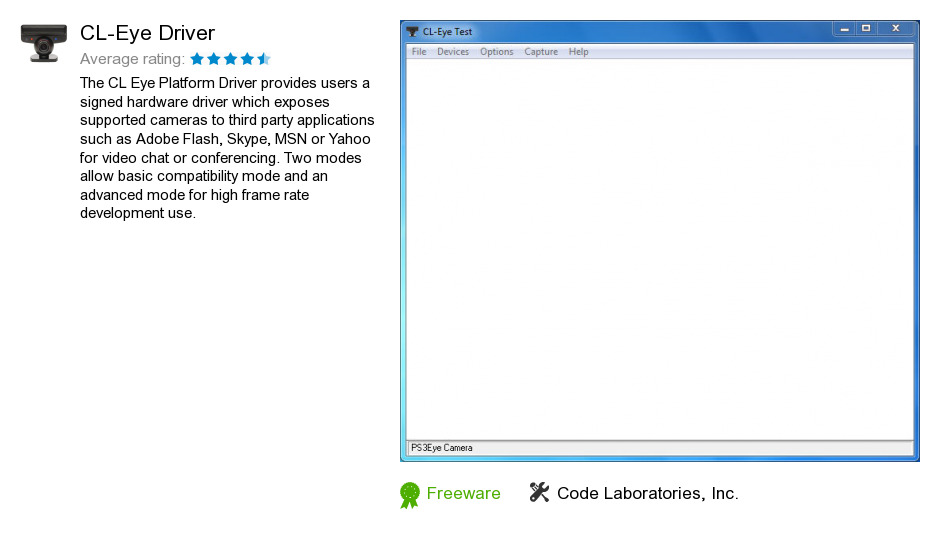 cl eye platform driver free