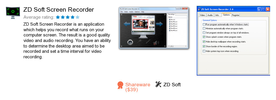 ZD Soft Screen Recorder